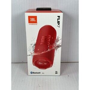 JBL Flip 7 Portable Waterproof Wireless Bluetooth Speaker Red Sealed NEW